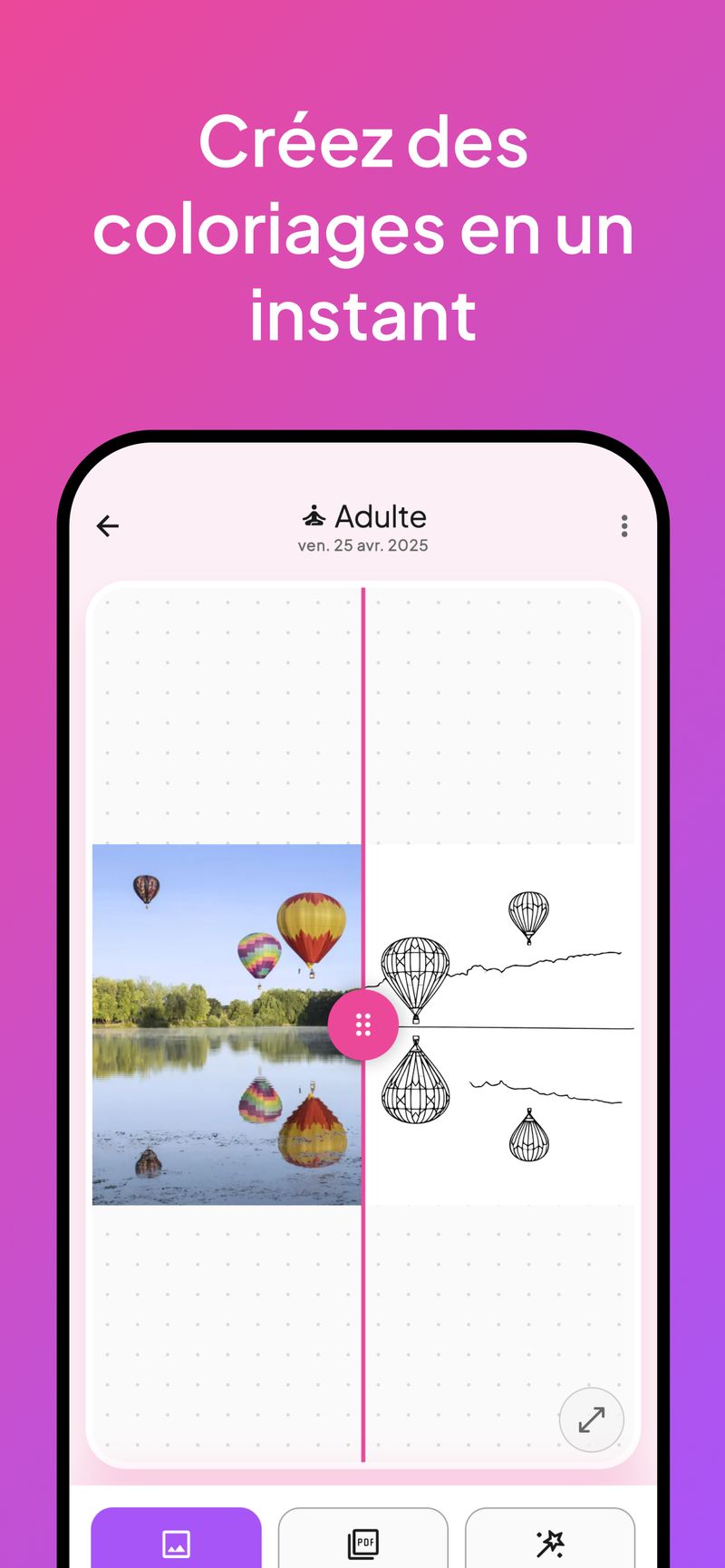 Captures d'écran de l'app 1